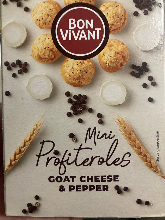 Bob Vivant Goat Cheese & Black Pepper Mini Profiteroles