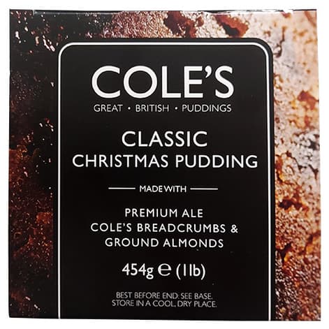 Cole's: Classic Christmas Pudding: 227g (8oz)
