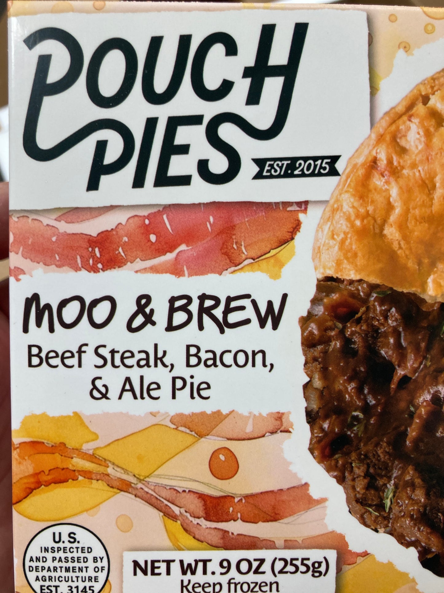 Pouch Pies: Steak, Bacon, & Ale Pie 255g (9oz)