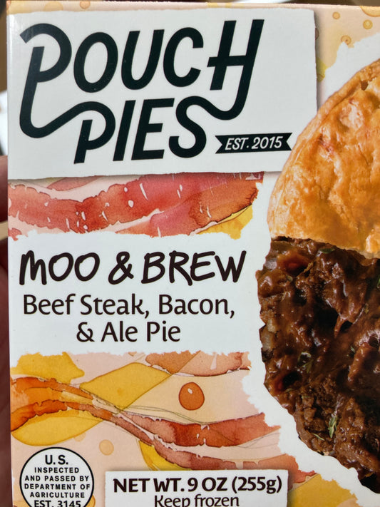 Pouch Pies: Steak, Bacon, & Ale Pie 255g (9oz)