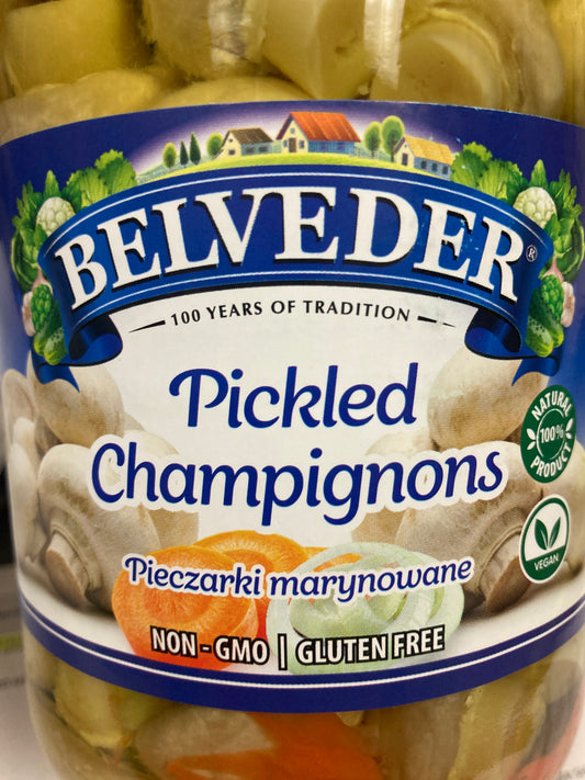 Belveder Marinated Mushrooms 32oz