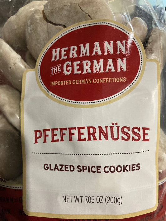 Hermann the German - Pfeffernusse Glazed Spice Cookies