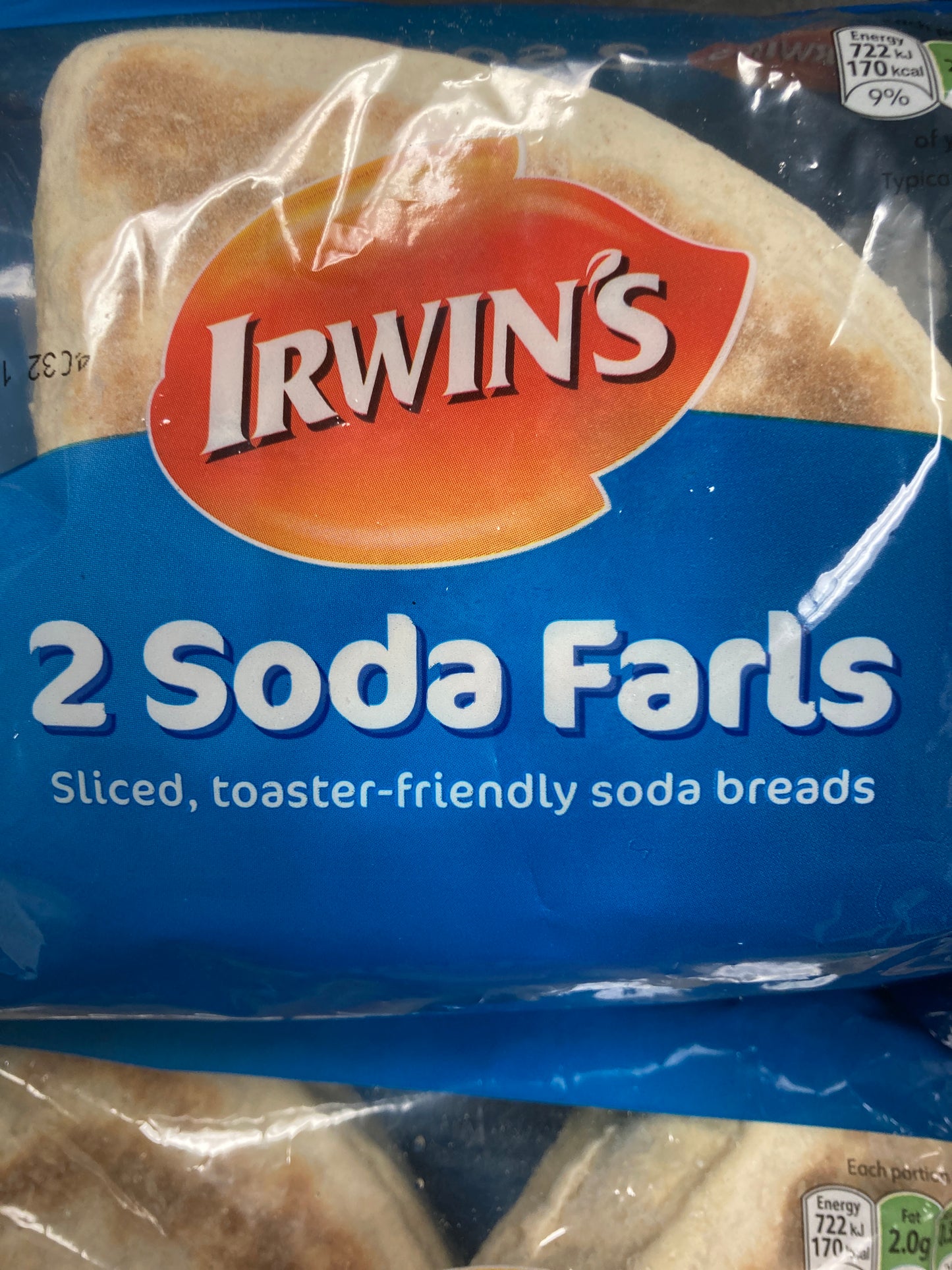 Irwins Soda Farls 2 pack