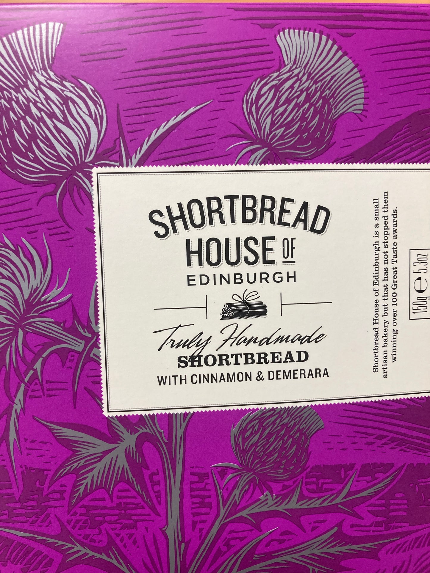 House of Edinburgh Cinnamon& Demerara Shortbread