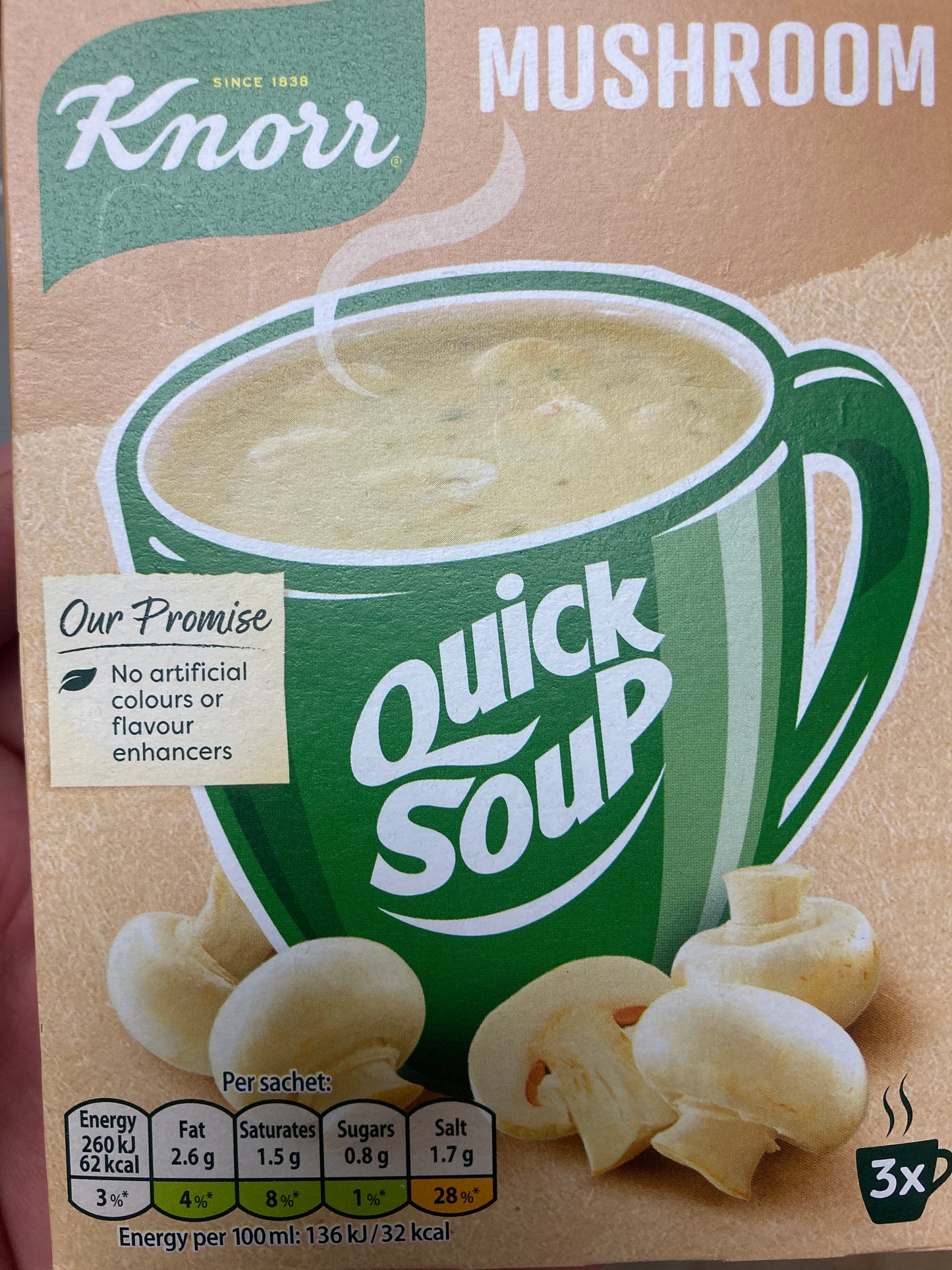 Knorr Mushrooms 3 pack