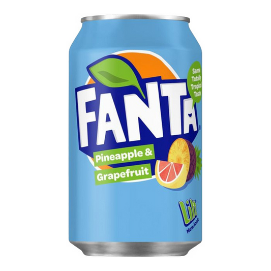 Fanta Pineapple and Grapefruit: Can 330ml (11.2fl oz)