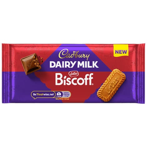 Cadbury Dairy Milk Biscoff Bar, 95g