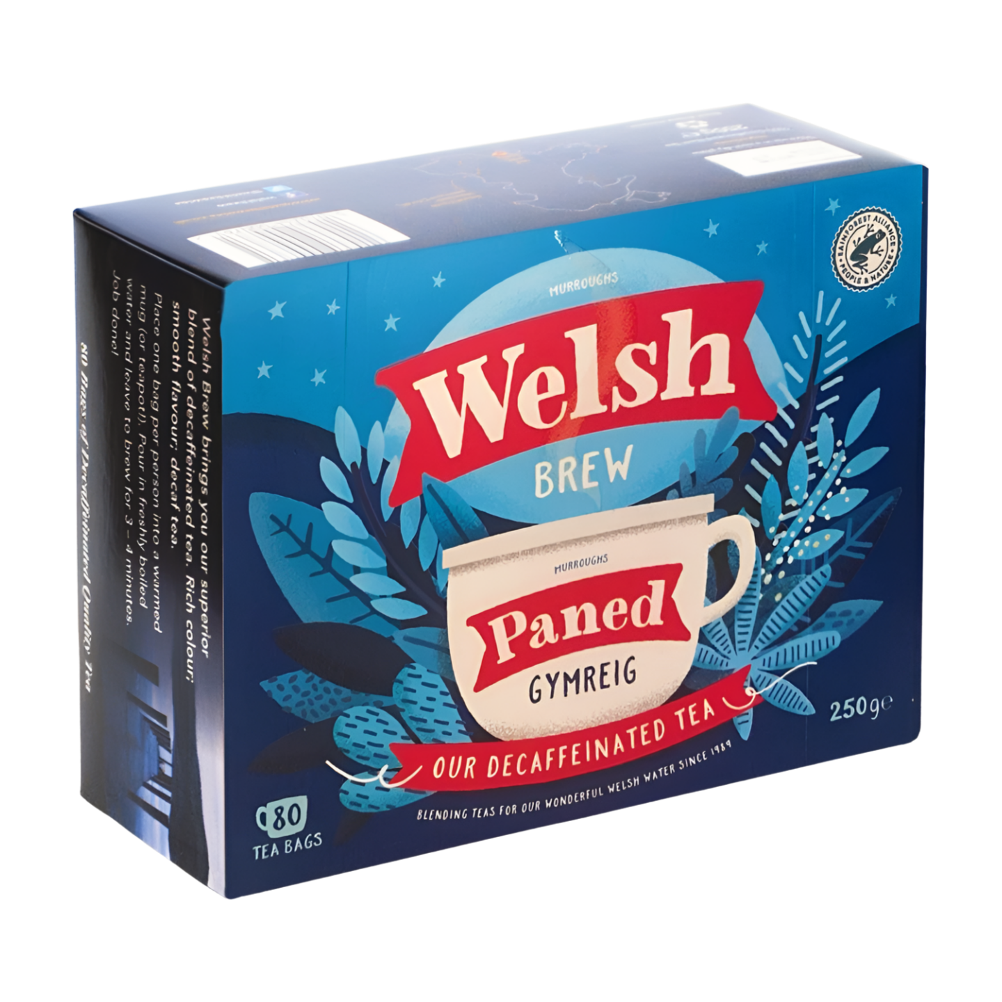 Welsh Brew Decaf Tea 80 Bags (250g)