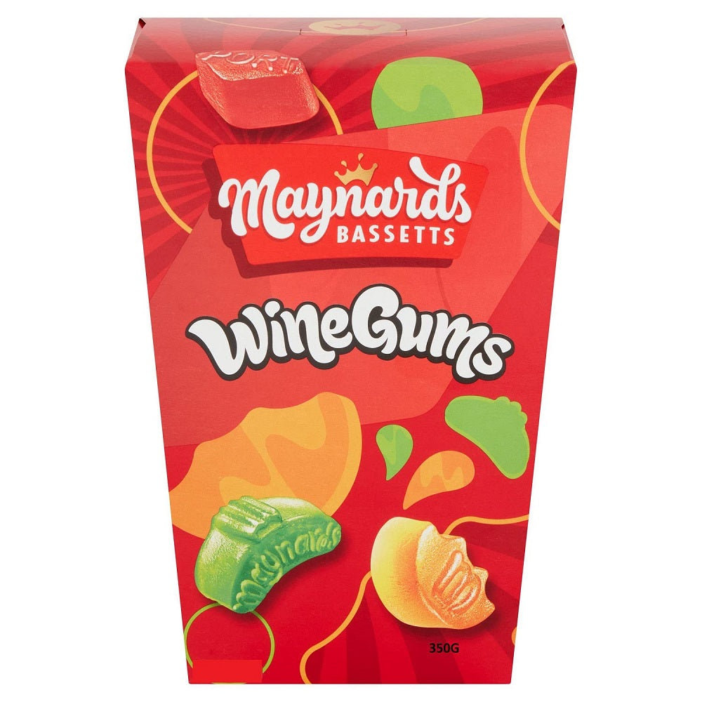 Maynard Bassetts: Wine Gums: Carton 350g 2023