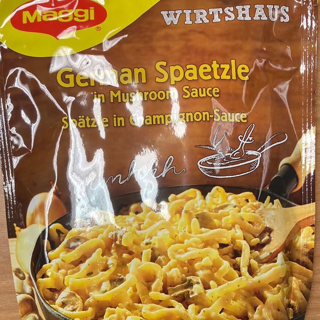 Maggi German Spaetzle in Mushroom Sauce