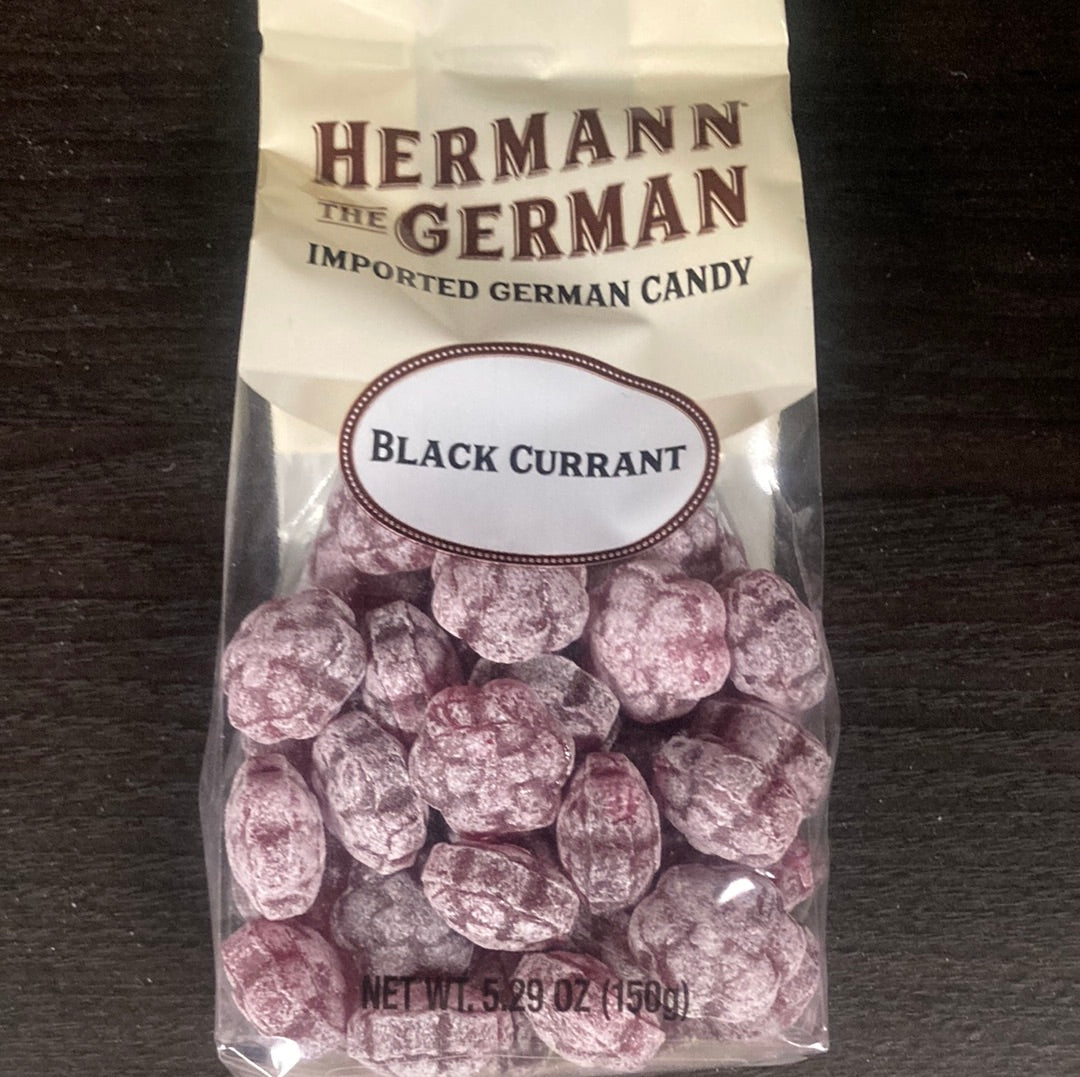 Herman the German Blackcurrant hard candy