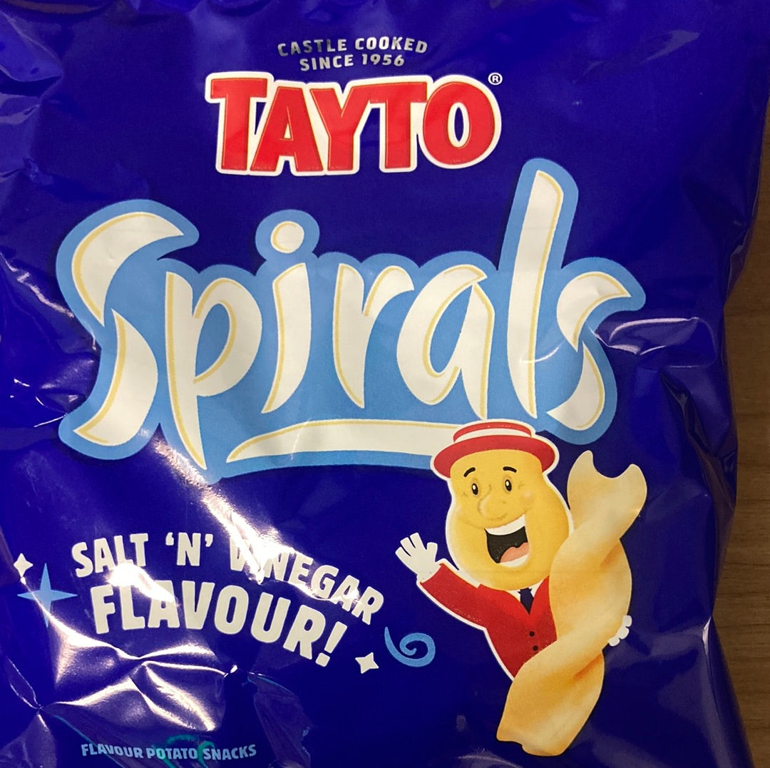 Tayto Salt N Vinegar Spirals