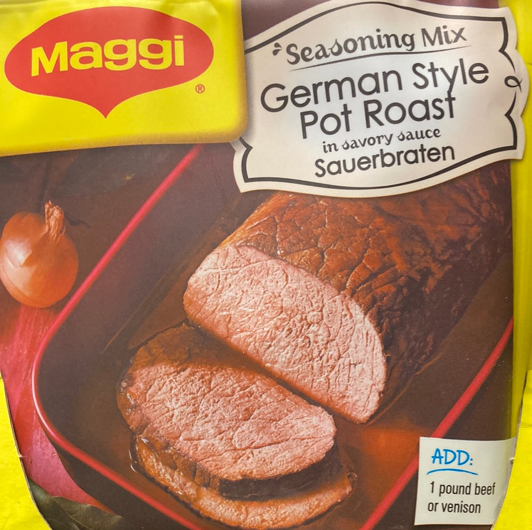 Maggi German Style Pot Roast Sauerbraten Omalleys European Foods 2243