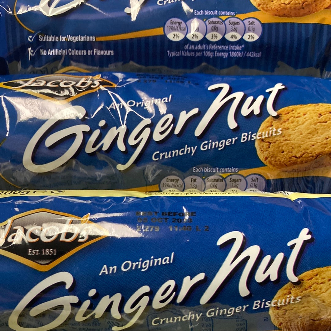 Jacob’s Ginger Nuts – O'Malley's European Foods