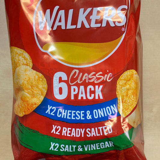 Walkers 6 Pack Crisps