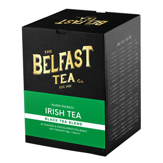 The Belfast Coffee Company Irish Tea, 16 Tagged Tea Bags