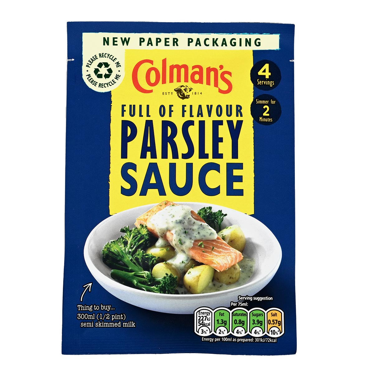Colman’s Parsley Sauce