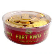 Fort Knox Milk Chocolate Gold Coin, 0.18g