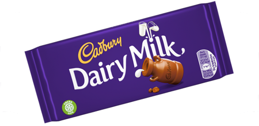 Cadbury: Dairy Milk: Milk Chocolate: Irish Small Bar 53g (1.9oz)