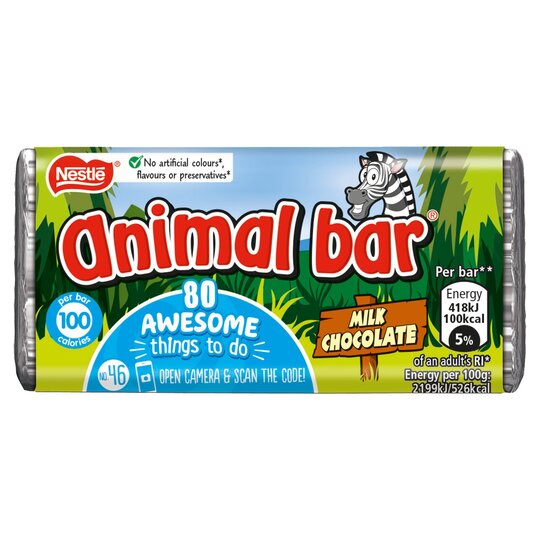 Animal Bar: Milk Chocolate 19g (0.7oz)
