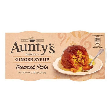 Aunty's: Steamed Puds: Ginger Syrup: 2 Pack 200g (7oz)