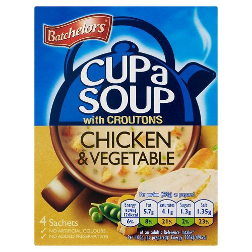 Batchelors: Cup a Soup: Chicken & Vegetable with Croutons 110g (3.9oz)