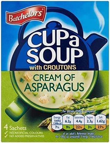 Batchelors: Cup a Soup: Cream of Asparagus with Croutons 117g (4.1oz)