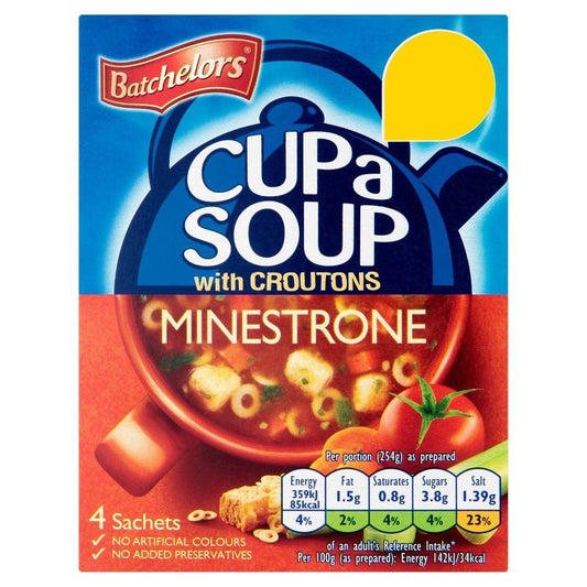 Batchelors: Cup a Soup: Minestrone with Croutons 94g (3.3oz)