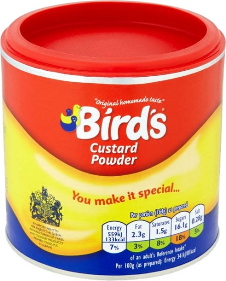 Bird's: Original Custard Powder: Tub 250g – O'Malley's European Foods