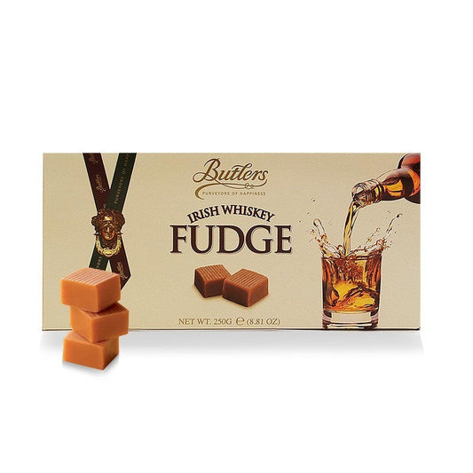 Butlers: Irish Whisky Fudge: Medium Gift Box 250g (8.81oz) EXPIRED January 2024