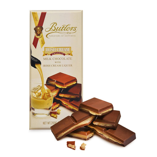 Butlers: Milk Chocolate with Irish Cream Liqueur: Tablet Bar 100g (3.52oz)