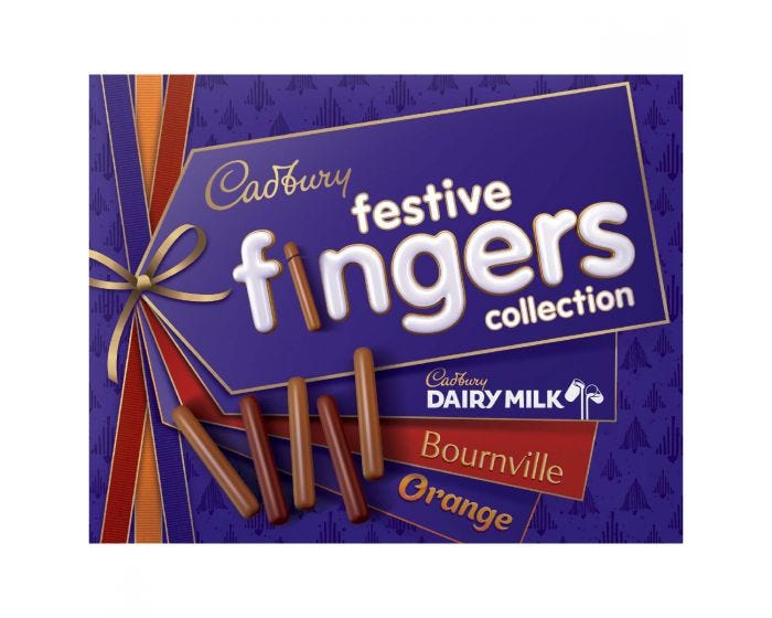 Cadbury: Festive Finger Collection 342g (12.1oz)
