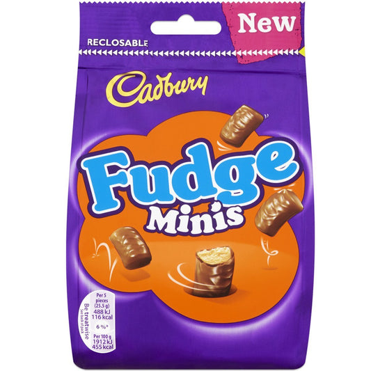 Cadbury: Fudge Minis 120g (4.2oz)