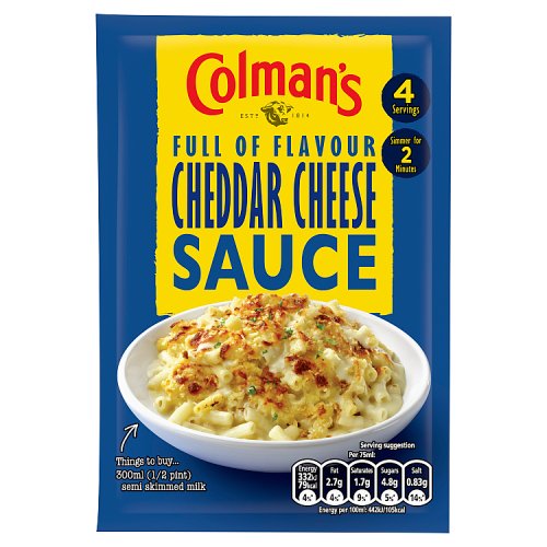 Colman's: Cheddar Cheese Sauce Mix 40g (1.4oz)