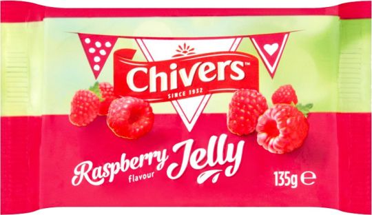 Chivers Jelly Raspberry Chivers: Jelly: Raspberry 135g (4.8oz) – O'Malley's European Foods