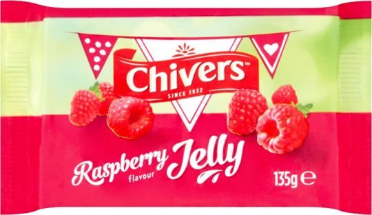 Chivers: Jelly: Raspberry 135g (4.8oz) EXPIRED March 2024