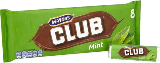 McVitie's: Club: Mint: 7 Pack 154g