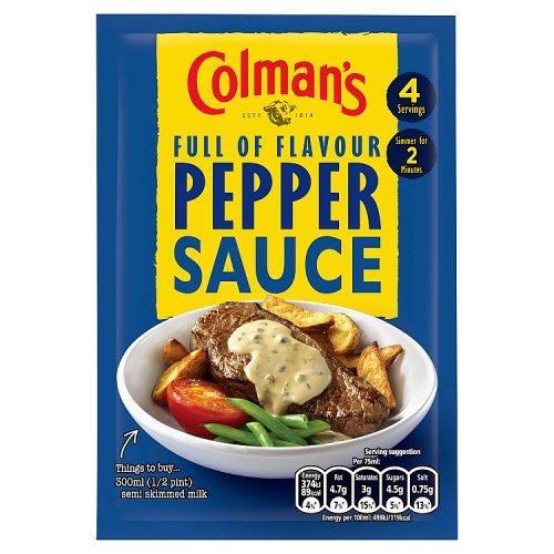 Colman's: Pepper Sauce Mix 40g (1.4oz)