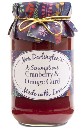 Mrs. Darlington's: Cranberry & Orange Curd 320g (11.3oz) EXPIRED 12-23