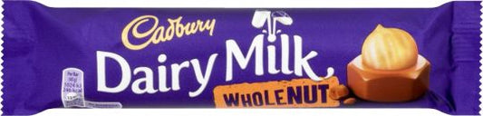 Cadbury: Dairy Milk: Wholenut: UK Small Bar 45g (1.6oz)