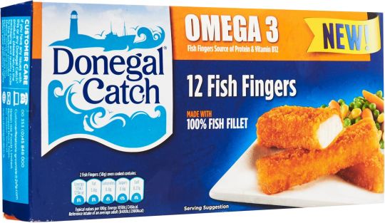Donegal Catch: Fish Fingers 12's 250g (9oz)