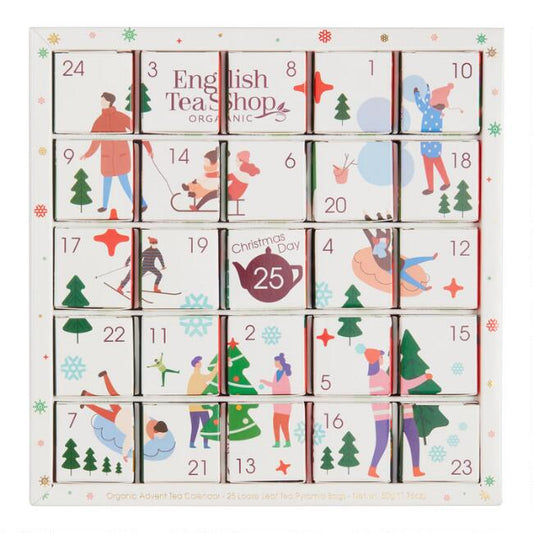 English Tea Shop: White Puzzle Advent Calendar