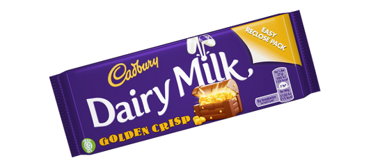 Cadbury: Dairy Milk: Golden Crisp 54g (1.9oz)