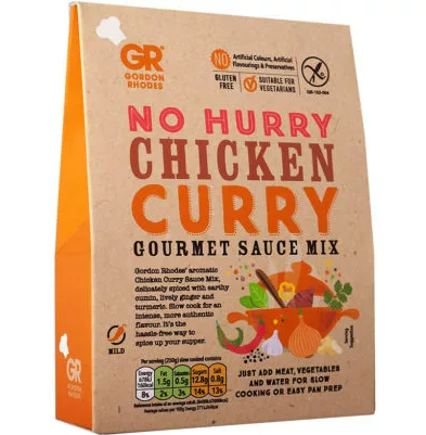 Gordon Rhodes: No Hurry Chicken Curry Gourmet Sauce Mix 75g (2.65oz)