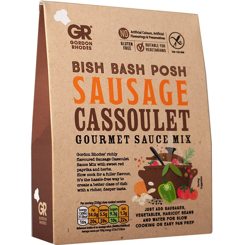 Gordon Rhodes: Sausage Cassoulet Gourmet Sauce Mix 75g (2.65oz)
