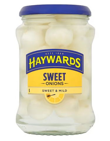 Haywards: Sweet Silverskin Onions: 400g (14.1oz)