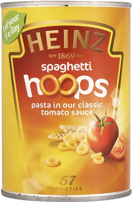 Heinz: Hoops: Spaghetti 400g (14oz)