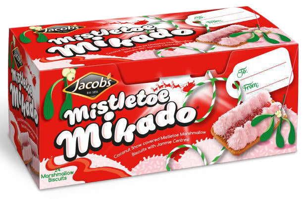 Jacob's: Mistletoe Mikado: Carton 400g
