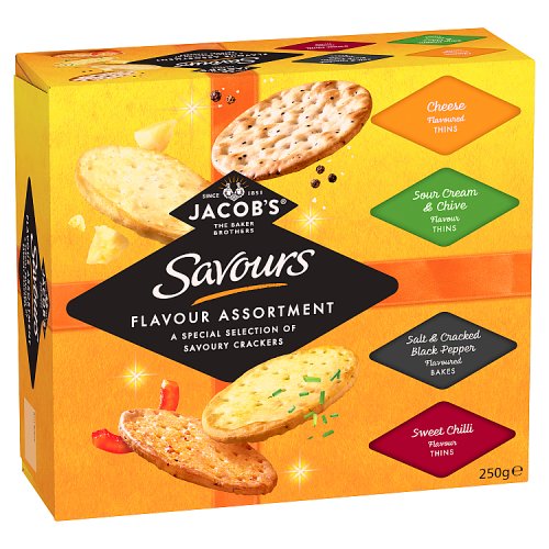 Jacob's: Savours: Flavour Assortment 250g
