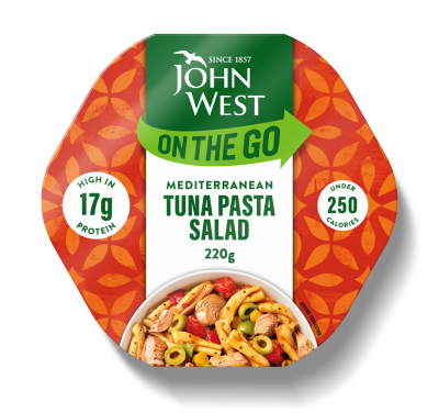 John West: Lunch on the Go: Mediterranean Tuna Pasta Salad 220g (7.8oz)